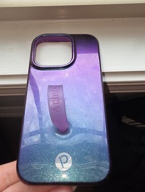 LOOPY Case- Purple Gradient Glitter Phone Case for iPhone 13 PRO